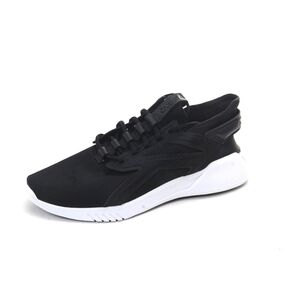NWOB REEBOK Freestyle Motion Lo sneakers shoes black lace up sz 8.5